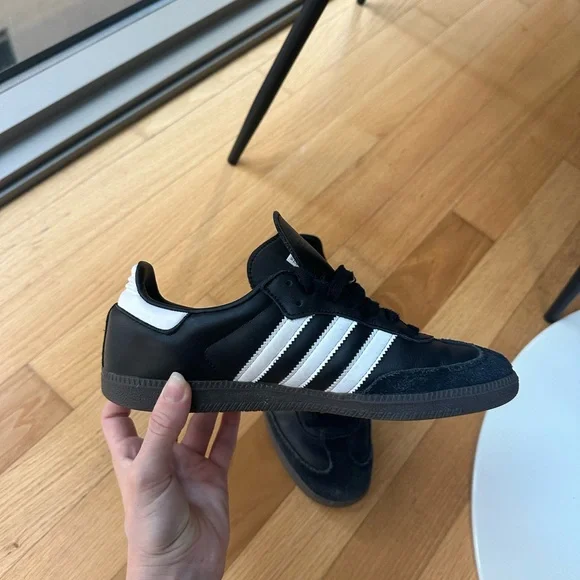 adidas Samba Black and White Sneakers - Picture 7 of 8